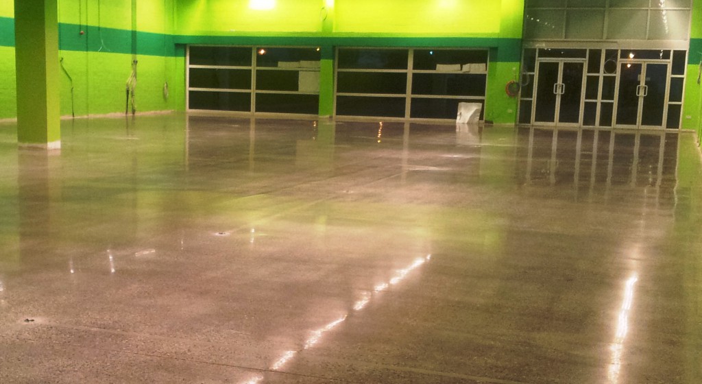 Commercial Unit - Polished Concrete Floor