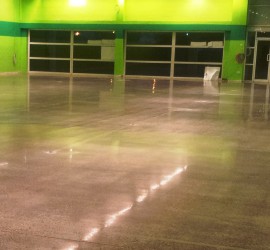 Commercial Unit - Polished Concrete Floor