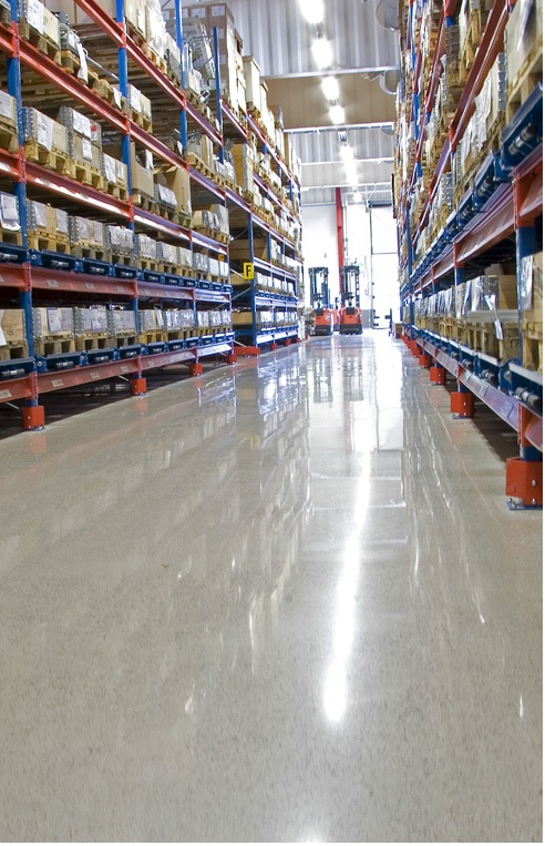 Commercial Unit Polished Concrete Floor